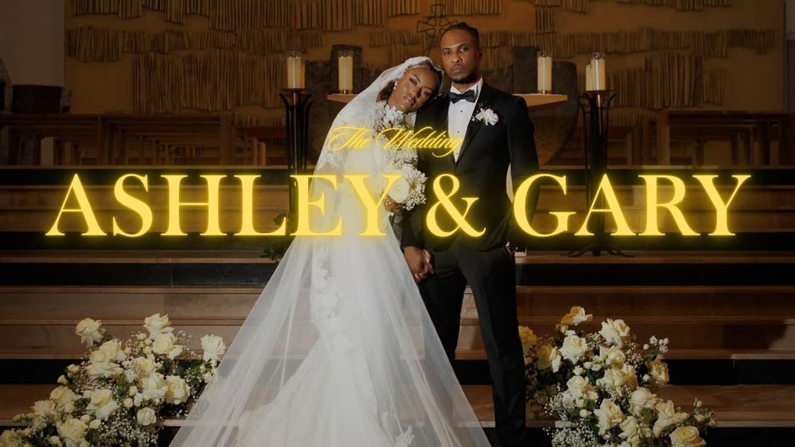 Image du film de mariage de Ashley et Gary.